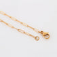 Cadena de Aleación Bañado en Oro ( Collar )
