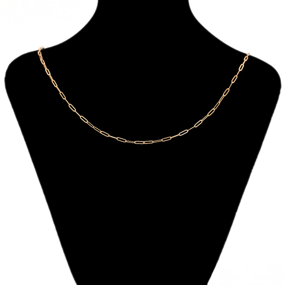 Cadena de Aleación Bañado en Oro ( Collar ) 1 