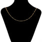 Cadena de Aleación Bañado en Oro ( Collar )
