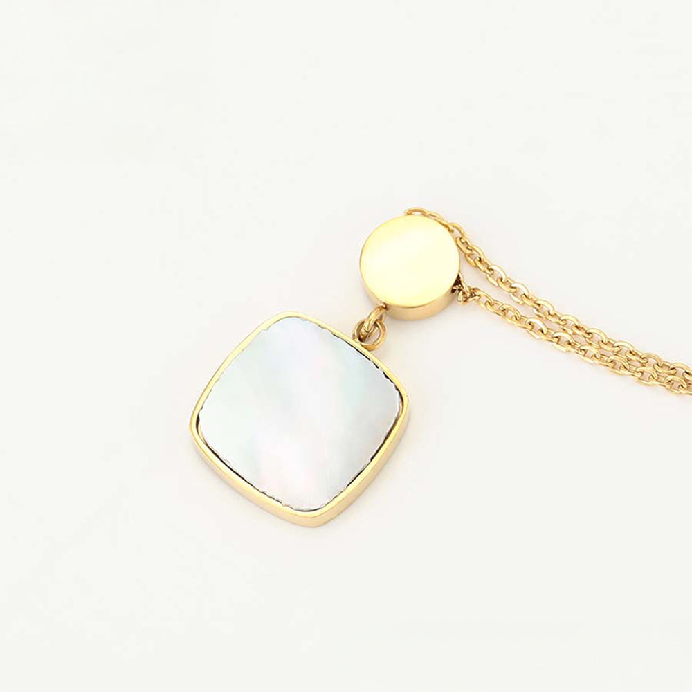 Collar de Aleación Bañado en Oro con Cristal Emporia® Rosa 7 