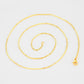 Cadena de Aleación Bañado en Oro ( Collar )
