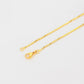 Cadena de Aleación Bañado en Oro ( Collar )