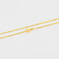 Cadena de Aleación Bañado en Oro ( Collar )