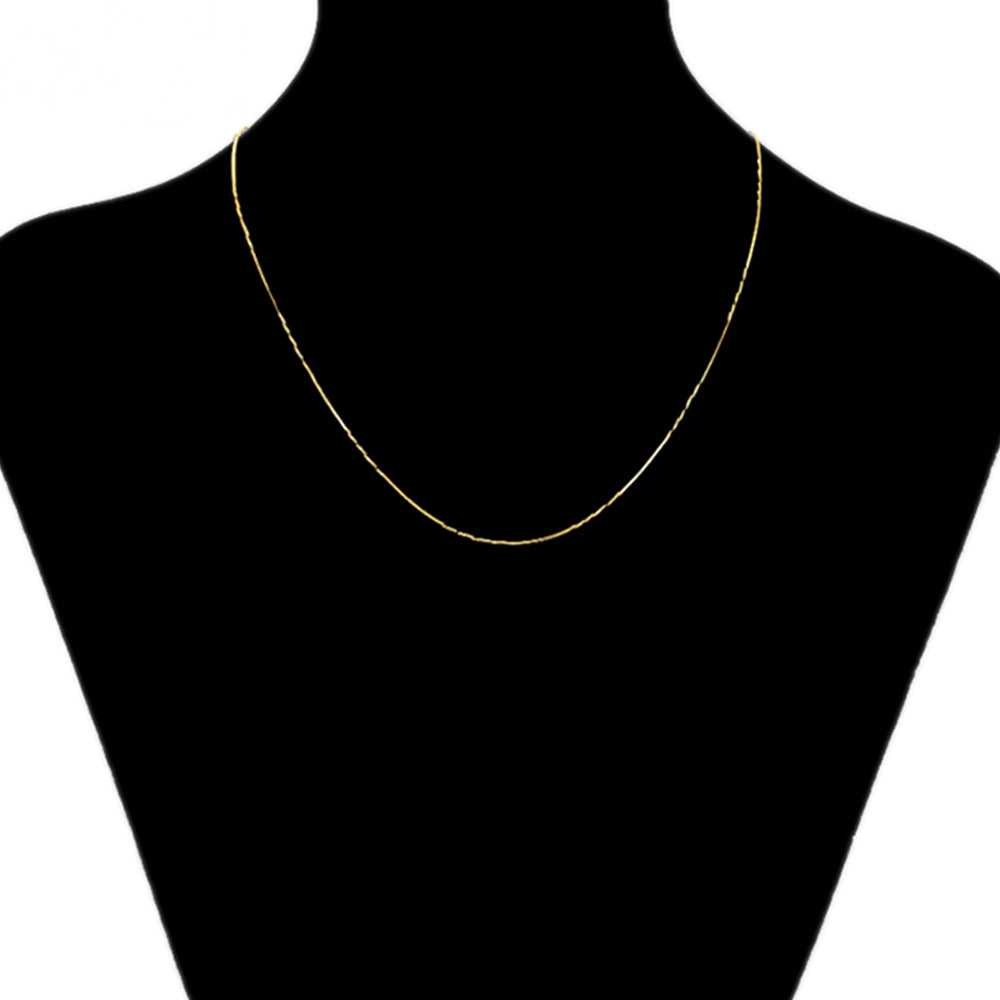 Cadena de Aleación Bañado en Oro ( Collar ) 1 