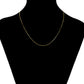 Cadena de Aleación Bañado en Oro ( Collar )