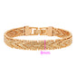 Pulsera de Aleación Bañado en Oro