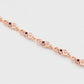 Pulsera de Aleación Bañado en Oro con Cristal Emporia® Púrpura