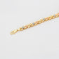 Pulsera de Aleación Bañado en Oro con Cristal Emporia® Blanco