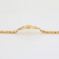 Pulsera de Aleación Bañado en Oro con Cristal Emporia® Blanco