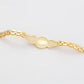 Pulsera de Aleación Bañado en Oro con Cristal Emporia® Blanco