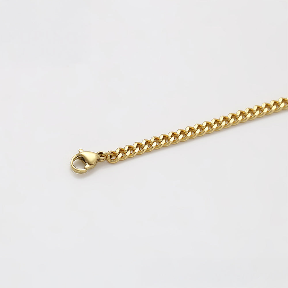 Pulsera de Aleación Bañado en Oro con Cristal Emporia® Azul 5 