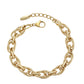 Pulsera de Aleación Bañado en Oro
