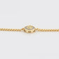 Pulsera de Aleación Bañado en Oro con Cristal Emporia® Amarillo y Cristal Emporia® Blanco