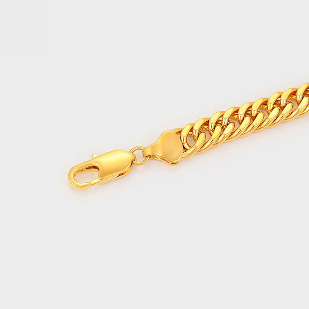 Pulsera de Aleación Bañado en Oro 4 