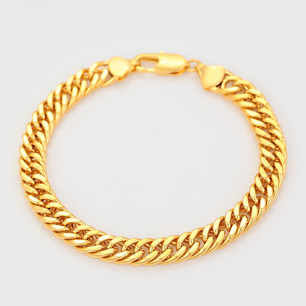 Pulsera de Aleación Bañado en Oro 5 