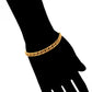 Pulsera de Aleación Bañado en Oro