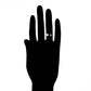 Anillo de Aleación Bañado en Oro con Perla de cristal y Cristal Emporia® Verde
