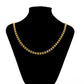 Collar de Aleación Bañado en Oro