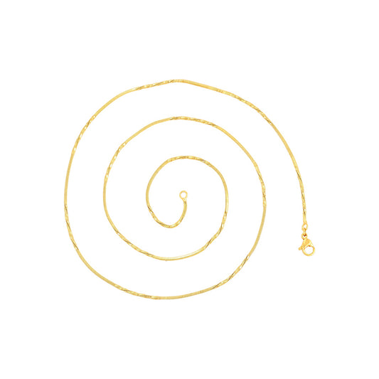 Collar de Aleación Bañado en Oro