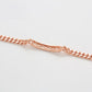 Pulsera de Aleación Bañado en Oro con Cristal Emporia® Blanco