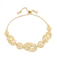 Pulsera de Aleación Bañado en Oro