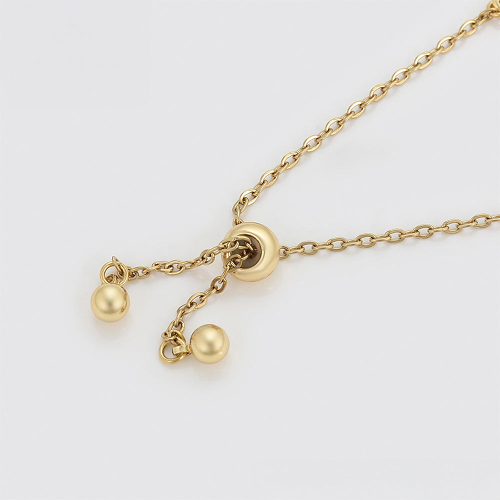 Pulsera de Aleación Bañado en Oro 3 
