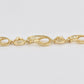 Pulsera de Aleación Bañado en Oro