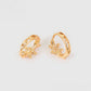 Pendientes de Aleación Bañado en Oro con Cristal Emporia® Rojo