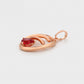 Colgante de Aleación Bañado en Oro con Cristal Emporia® Rojo