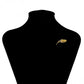 Broche de Aleación Bañado en Oro con Cristal Emporia® Blanco y Cristal Emporia® Amarillo