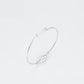 Pulsera de Aleación Bañado en Oro con Cristal Emporia® Blanco