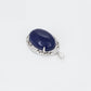 Colgante de Aleación Bañado en Oro con Cristal Emporia® Azul y Cristal Emporia® Blanco