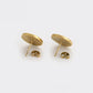 Pendientes de Aleación Bañado en Oro con Cristal Emporia® Rojo y Cristal Emporia® Rosa