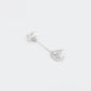 Broche de Aleación Bañado en Oro con Cristal Emporia® Blanco
