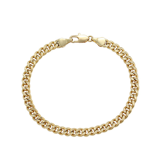 Pulsera de Aleación Bañado en Oro