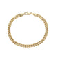 Pulsera de Aleación Bañado en Oro