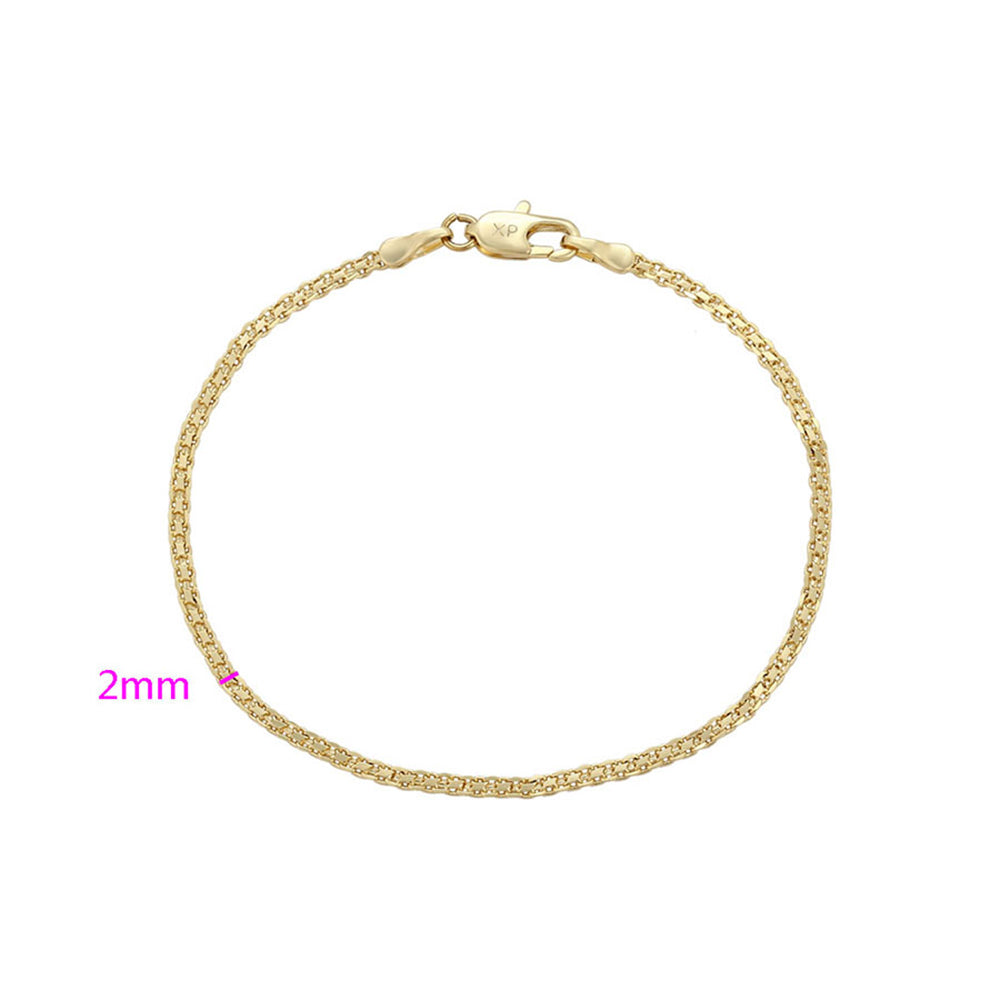 Pulsera de Aleación Bañado en Oro 3 