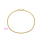 Pulsera de Aleación Bañado en Oro