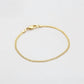 Pulsera de Aleación Bañado en Oro