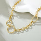 Collar de Aleación Bañado en Oro