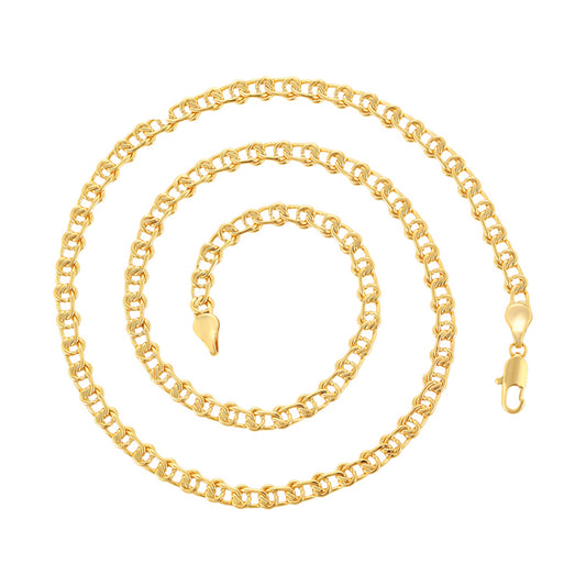 Collar de Aleación Bañado en Oro