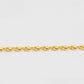 Collar de Aleación Bañado en Oro