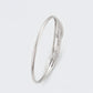 Pulsera de Aleación Bañado en Oro con Cristal Emporia® Blanco