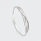 Pulsera de Aleación Bañado en Oro con Cristal Emporia® Blanco