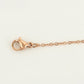 Conjunto de Aleación Bañado en Oro con Cristal Emporia® Rosa y Cristal Emporia® Blanco ( Collar +Pulsera )