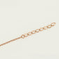 Conjunto de Aleación Bañado en Oro con Cristal Emporia® Rosa y Cristal Emporia® Blanco ( Collar +Pulsera )