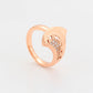 Conjunto de Aleación Bañado en Oro con Cristal Emporia® Blanco ( Pendientes +Anillo )