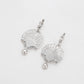 Conjunto de Aleación Bañado en Oro con Cristal Emporia® Blanco ( Pendientes +Colgante )