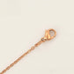Conjunto de Aleación Bañado en Oro ( Collar +Pulsera )