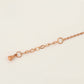 Conjunto de Aleación Bañado en Oro ( Collar +Pulsera )